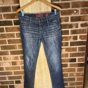 Hudson Jeans Blue Boot Cut Denim with Distressed Look